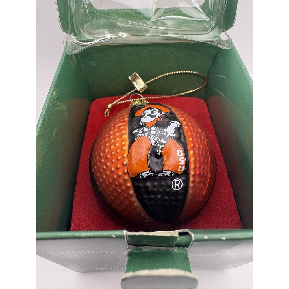 Scottish Christmas ultimate  ornament Oklahoma State University basketball OSU
